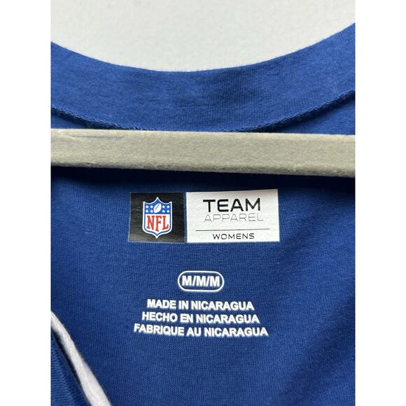 Indianapolis Colts NFL Team Apparel Womens Medium Lightweight Hooded T-Shirt New - Picture 4 of 8